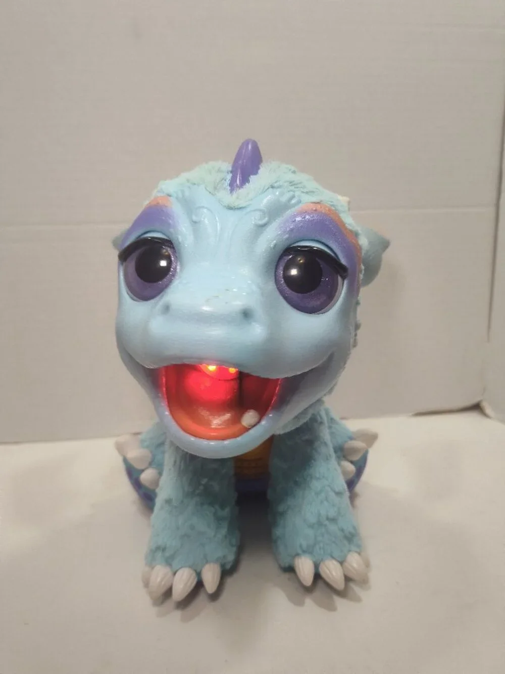 FurReal Friends Torch My Blazin' Dragon Interactive Blue Hasbro Tested Works